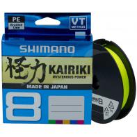 Шнур Shimano Kairiki 8 PE (Yellow) 150m 0.10mm 6.5kg 59WPLA58R31 (22669700) Japan